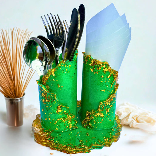 Stylish Tissue & Spoon Holder