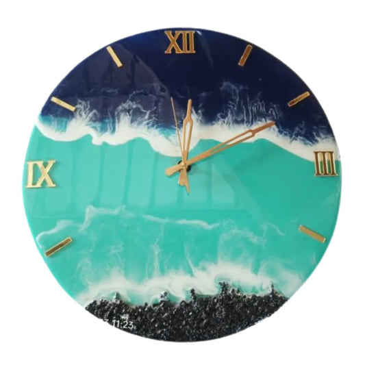 Ocean Dream Resin Wall Clock - NANDAK DECORS