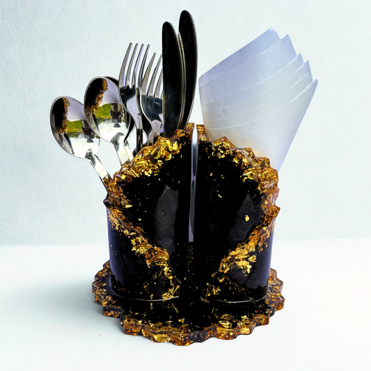 Decorative Tissue & Spoon Multi Holder