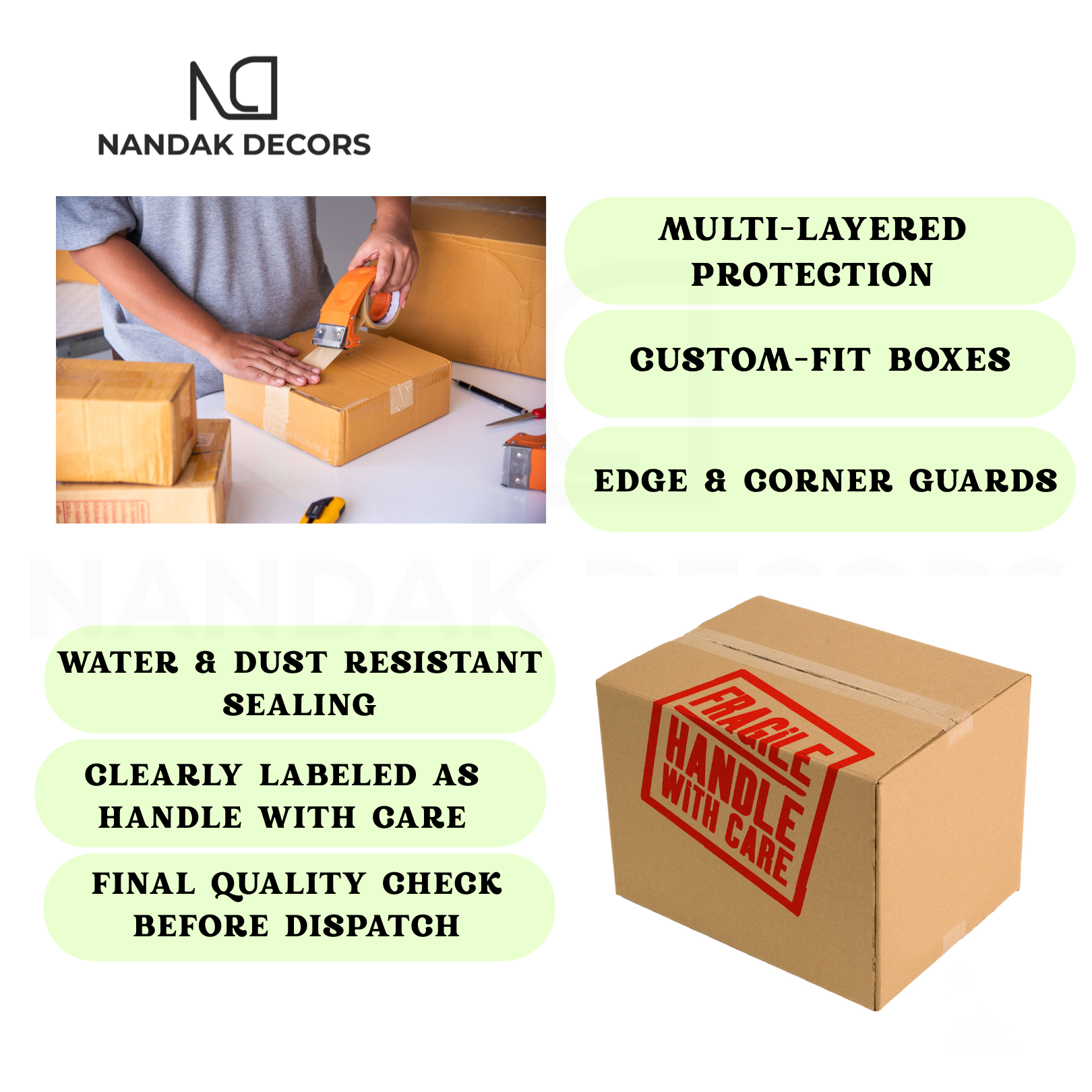 Emerald Crown Luxury Resin Wall Clock - NANDAK DECORS