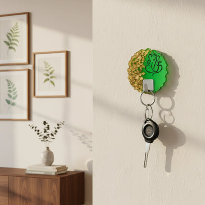 Ganapati key Holder Green