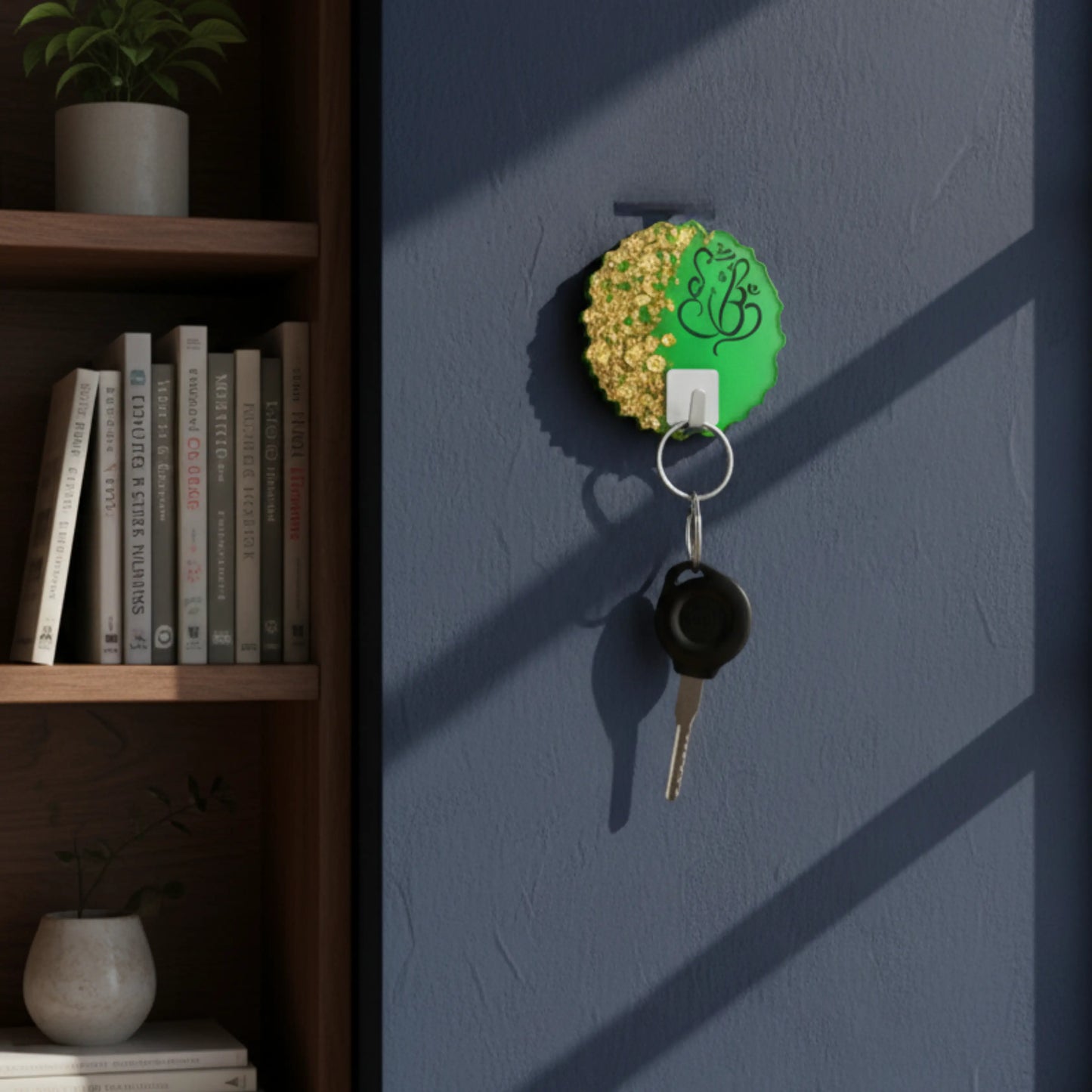 Ganapati key Holder Green
