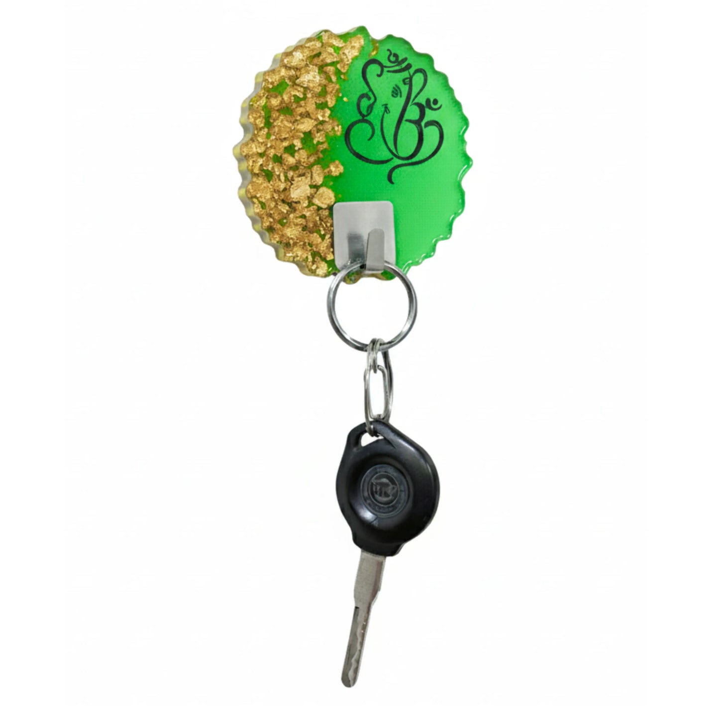 Ganapati key Holder Green