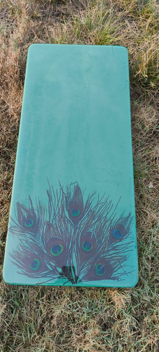 Peacock Crown Epoxy Coffee Table - NANDAK DECORS